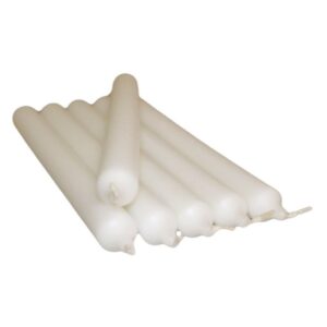 White Dinner Candles