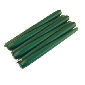 Green Taper Dinner Candles