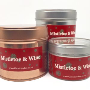 Mistletoe & Wine Tins