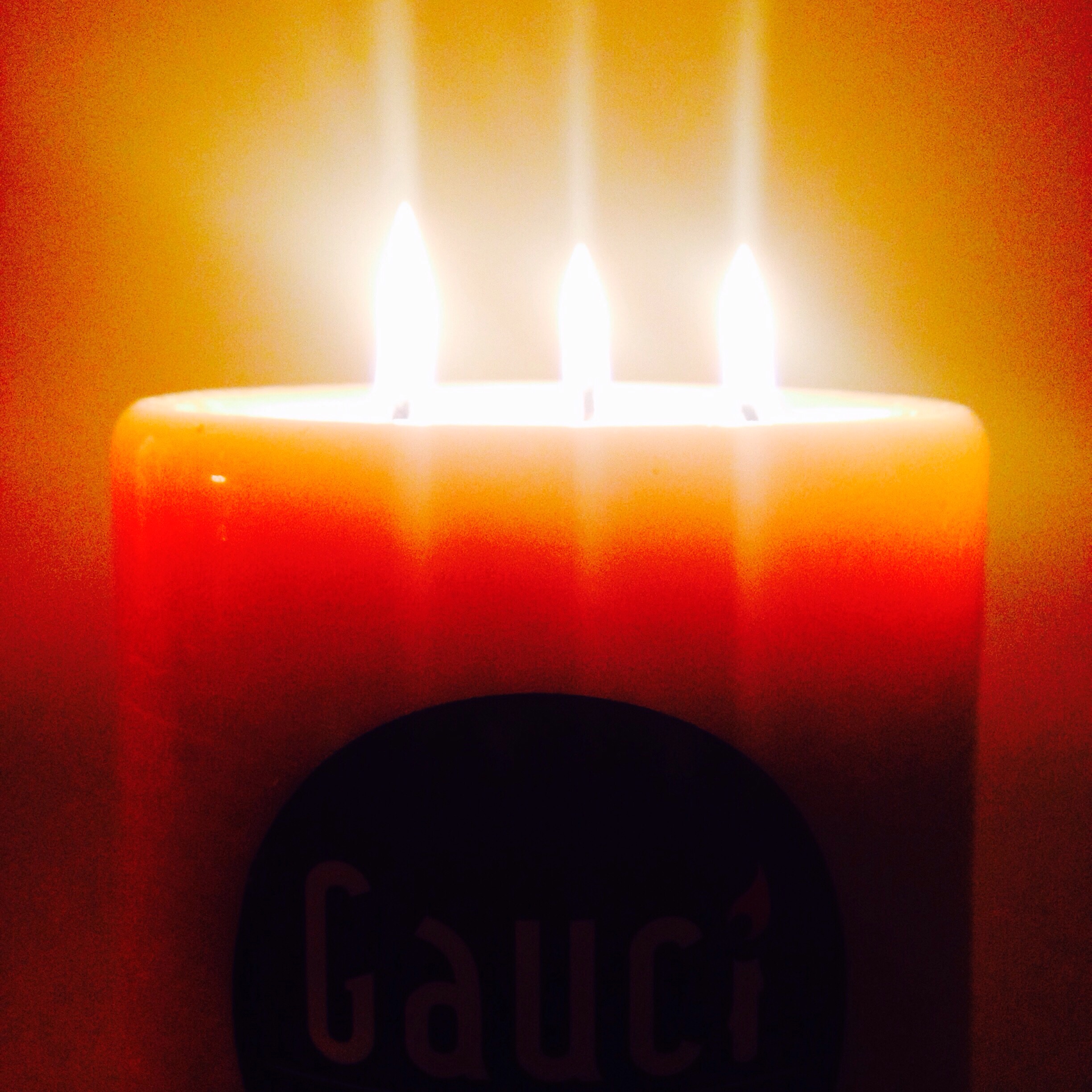 Gauci Pillar Candle 110mm dia x 160mm Round 1800g - 3 Wick - Image 2