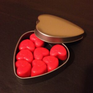 Gauci Small Heart Melts in a tin