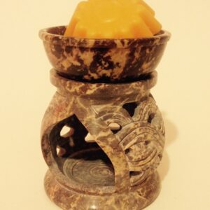 Small Soap stone Oil Burner - Celtic